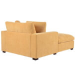 53.5 Chaise Lounge Chair with Solid Wood Legs and Comfort Pillows - Image 8