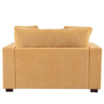 53.5 Chaise Lounge Chair with Solid Wood Legs and Comfort Pillows - Image 9