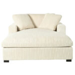 53.5 Chaise Lounge Chair with Solid Wood Legs and Comfort Pillows - Image 23
