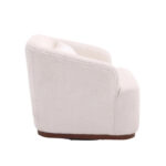 Swivel Barrel Chair, Comfy Round Accent Sofa Chair for Living Room, 360 Degree Swivel Barrel Club Chair - Image 11
