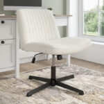Sutton Armless Computer Chair Without Wheels - Image 8