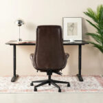 Adjustable Reclining Swivel High Back Home Office Chair with Footrest and Armrest - Image 7