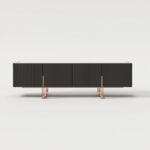 78.7 TV Stand, Entertainment Center with Faux Marble Top - Image 35