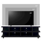 Laurel Canyon 85 inch TV Stand for TVs up to 95 inches, No Assembly Required - Image 13