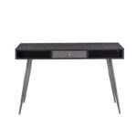 Mid Century Desk with USB Ports and Power Outlet, Modern Writing Study Desk with Drawers,Home Office Computer Desk - Image 12