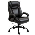 Executive Office Chair with Wide Seat, Computer Desk Chair with High Back, Adjustable Height and Swivel Wheels - Image 11