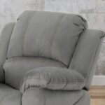 Manual Glider Recliner for Living Room, Bedroom, Grey - Image 3