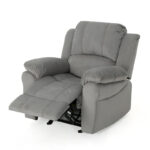 Manual Glider Recliner for Living Room, Bedroom, Grey - Image 9