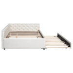 Full XL Solid Wood Platform Bed with Twin XL Trundle, Pine Frame - Image 24