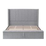 Queen Size Upholstered Platform Bed Modern Storage Bed Frame - Image 4