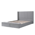 Queen Size Upholstered Platform Bed Modern Storage Bed Frame - Image 5