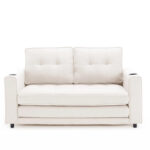 3-In-1 Upholstered Futon Sofa Convertible Floor Sofa Bed - Image 27