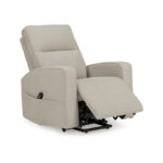 Lawson Power Lift Recliner Chair, Smoke Polyester, Foam Cushioned - Image 4