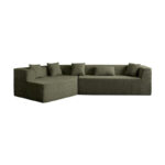127.5Polyester Modular Sectional Cloud Couch with Deep Seat, No Assembly Required, and Modern Minimalist Design - Image 9