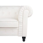 Emery Chesterfield Loveseat, Luxurious Comfort for Cozy Living Rooms, Mid-Century Modern couch, Elegance & Serenity - Image 8