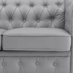 Emery Chesterfield Loveseat, Luxurious Comfort for Cozy Living Rooms, Mid-Century Modern couch, Elegance & Serenity - Image 15
