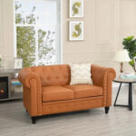 Emery Chesterfield Loveseat, Luxurious Comfort for Cozy Living Rooms, Mid-Century Modern couch, Elegance & Serenity - Image 16