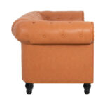 Emery Chesterfield Loveseat, Luxurious Comfort for Cozy Living Rooms, Mid-Century Modern couch, Elegance & Serenity - Image 25