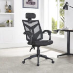 Adjustable Office Chair with Headrest Ergonomic Desk Chair High Back Mesh Office Chairs with Lumbar Support with Wheels - Image 47