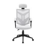 Adjustable Office Chair with Headrest Ergonomic Desk Chair High Back Mesh Office Chairs with Lumbar Support with Wheels - Image 4