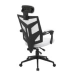 Adjustable Office Chair with Headrest Ergonomic Desk Chair High Back Mesh Office Chairs with Lumbar Support with Wheels - Image 7