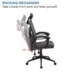 Adjustable Office Chair with Headrest Ergonomic Desk Chair High Back Mesh Office Chairs with Lumbar Support with Wheels - Image 15