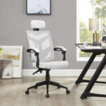Adjustable Office Chair with Headrest Ergonomic Desk Chair High Back Mesh Office Chairs with Lumbar Support with Wheels - Image 31
