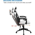 Adjustable Office Chair with Headrest Ergonomic Desk Chair High Back Mesh Office Chairs with Lumbar Support with Wheels - Image 34