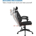 Adjustable Office Chair with Headrest Ergonomic Desk Chair High Back Mesh Office Chairs with Lumbar Support with Wheels - Image 41