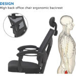 Adjustable Office Chair with Headrest Ergonomic Desk Chair High Back Mesh Office Chairs with Lumbar Support with Wheels - Image 42