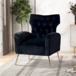 Abadiana Accent Tufted Chair with Metal Base by - Image 36
