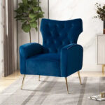 Abadiana Accent Tufted Chair with Metal Base by - Image 38