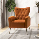 Abadiana Accent Tufted Chair with Metal Base by - Image 39