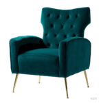Abadiana Accent Tufted Chair with Metal Base by - Image 2