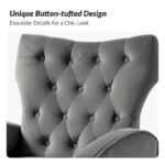Abadiana Accent Tufted Chair with Metal Base by - Image 7
