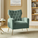 Abadiana Accent Tufted Chair with Metal Base by - Image 31