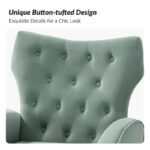 Abadiana Accent Tufted Chair with Metal Base by - Image 32