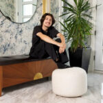 Belgique Velvety Indoor Pouf by - Image 37