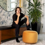 Belgique Velvety Indoor Pouf by - Image 8