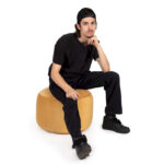Belgique Velvety Indoor Pouf by - Image 10