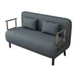 Convertible Tri-Fold Sofa Bed with Adjustable Backrest & Pillow - Image 5