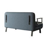 Convertible Tri-Fold Sofa Bed with Adjustable Backrest & Pillow - Image 6