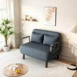Convertible Tri-Fold Sofa Bed with Adjustable Backrest & Pillow - Image 23