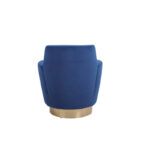 Velvet Soft Fabric Swivel Barrel Chair - 28.3 x 29.3 x 32.7 - Image 15