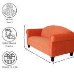 Traditional 3 Seater Sofa Velvet Solid Wood Frame Upholstered - Image 2