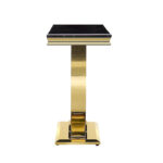 Modern Console Tables With Metal U Base and Gloss texture top - Image 7