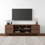 Hollywood Modern TV Stand with Drawers for TV's up to 85 - Image 2
