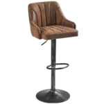 Adjustable Armless Swivel PU Leather Bar Stools Chrome Air Lift Counter Height Stools Set of 4 - Image 28