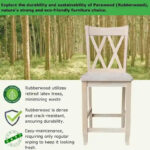 Unfinished Double X-back Stool - Image 12