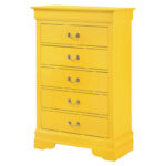 Louis Phillipe 5-drawer Bedroom Chest - Image 2